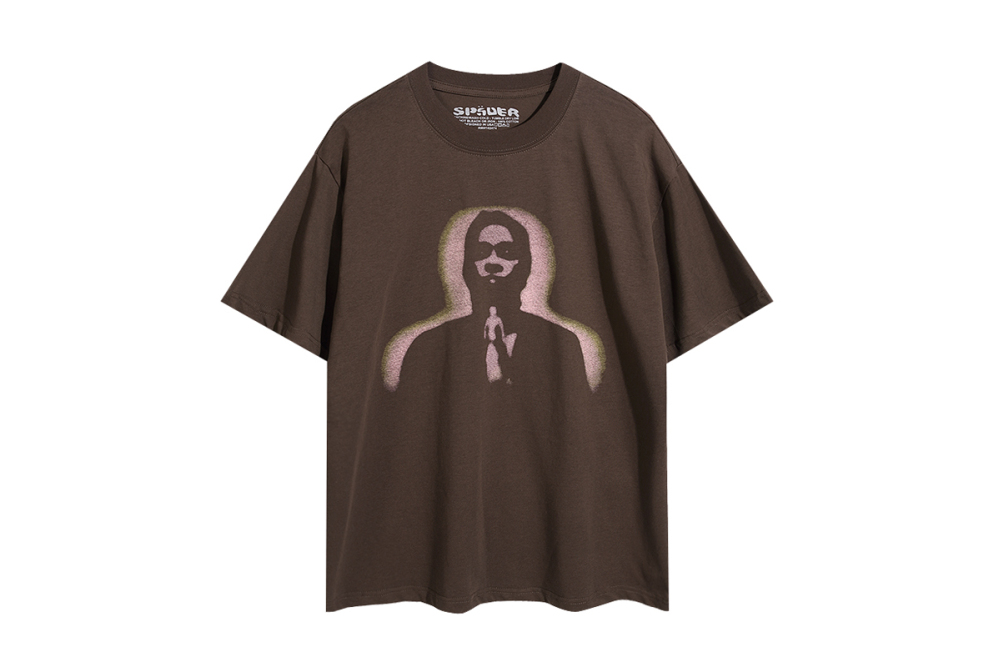 Sp5der T-Shirt Angel 6022 ANGEL BROWN/ ANGLE BLACK