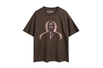 Sp5der T-Shirt Angel 6022 ANGEL BROWN/ ANGLE BLACK 01