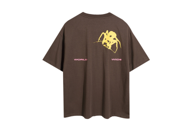 Sp5der T-Shirt Angel 6022 ANGEL BROWN/ ANGLE BLACK 02