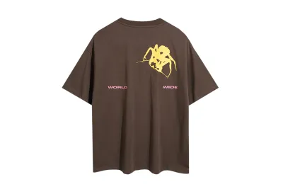 Sp5der T-Shirt Angel 6022 ANGEL BROWN/ ANGLE BLACK 02