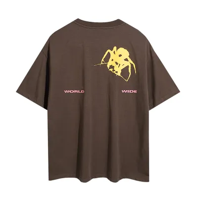 Sp5der T-Shirt Angel 6022 ANGEL BROWN/ ANGLE BLACK 02