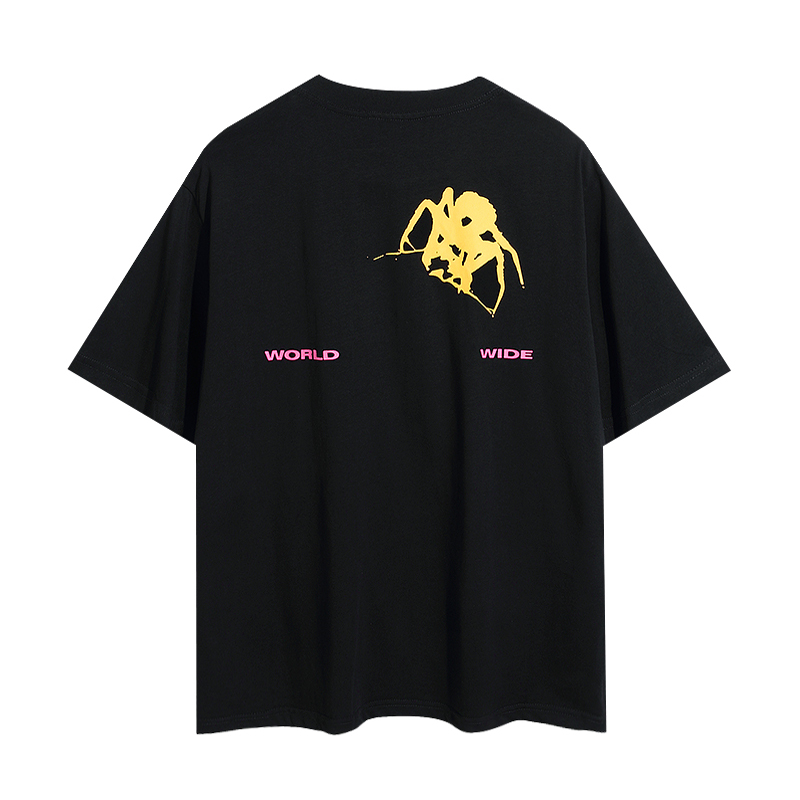 Sp5der T-Shirt Angel 6022 ANGEL BROWN/ ANGLE BLACK