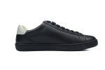 Gucci Ace Perforated Interlocking G Black 599147 AYO70 1069