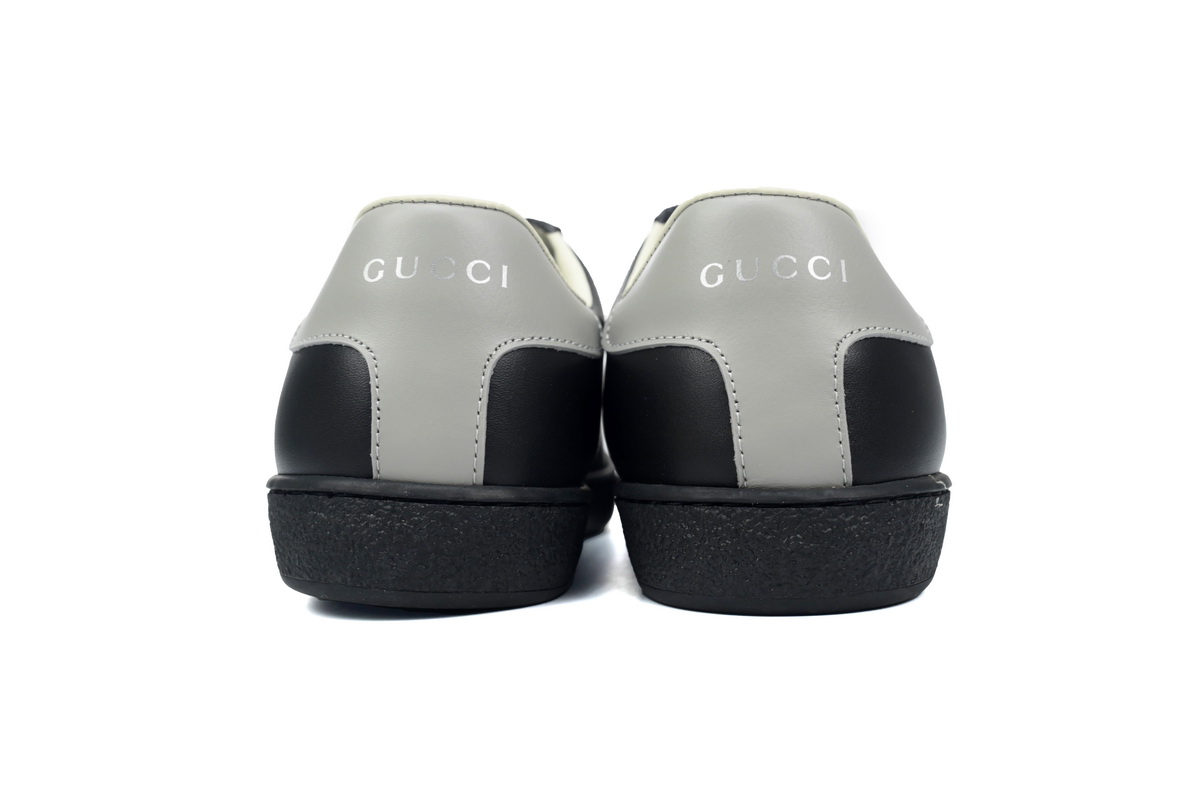 Gucci Ace Perforated Interlocking G Black 599147 AYO70 1069
