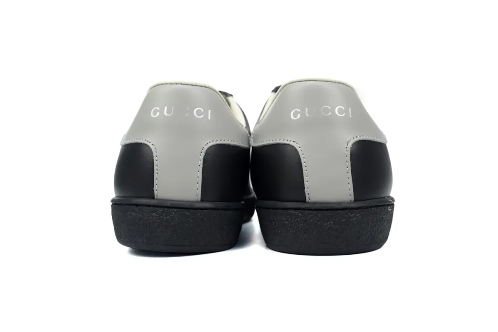 Gucci Ace Perforated Interlocking G Black 599147 AYO70 1069