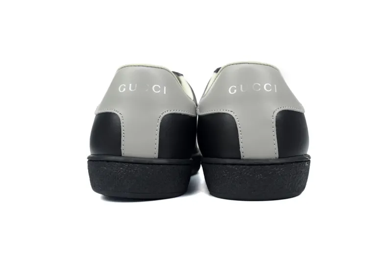 Gucci Ace Perforated Interlocking G Black 599147 AYO70 1069