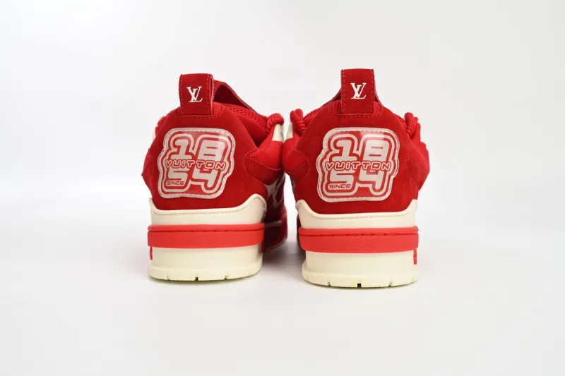 Louis Vuitton LV Skate Sneaker Red White 1AARS5