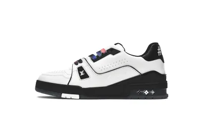 Louis Vuitton LV Trainer Black White 1A9ADA 01