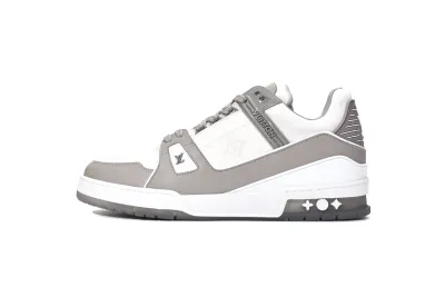 Louis Vuitton LV Trainer Grey White 1A8KBA 01