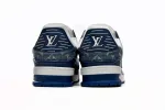 Louis Vuitton LV Trainer Monogram Denim White Blue 1A9JGZ / 1A9JGU