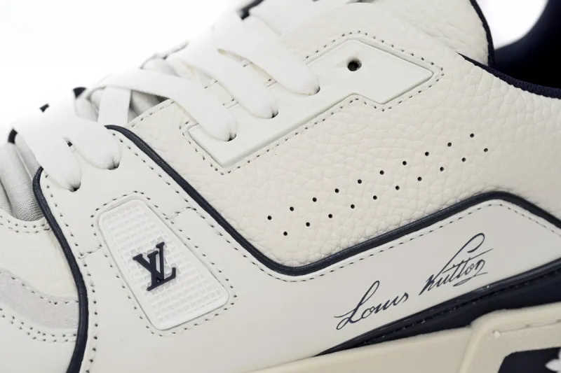 Louis Vuitton LV Trainer Marine White 1ABFAF