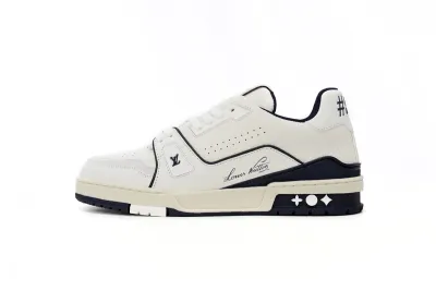 Louis Vuitton LV Trainer Marine White 1ABFAF 01