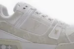 Louis Vuitton LV Trainer White Denim MS0241