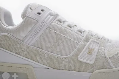Louis Vuitton LV Trainer White Denim MS0241 02