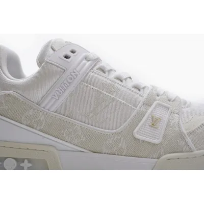 Louis Vuitton LV Trainer White Denim MS0241 02
