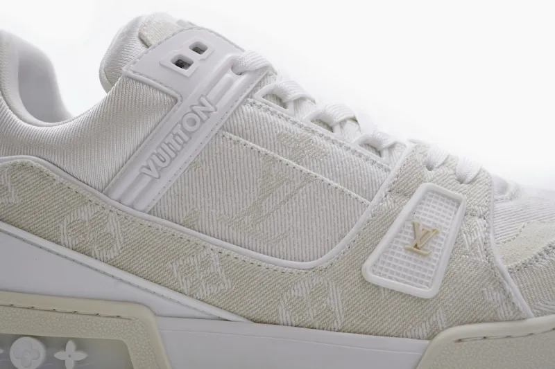 Louis Vuitton LV Trainer White Denim MS0241