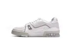 Louis Vuitton LV Trainer White Grey Signature 1A8WAY