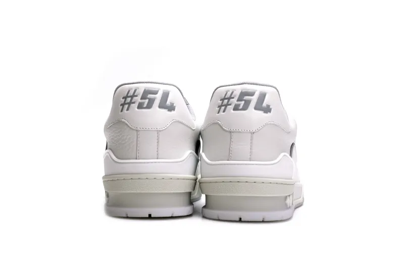 Louis Vuitton LV Trainer White Grey Signature 1A8WAY