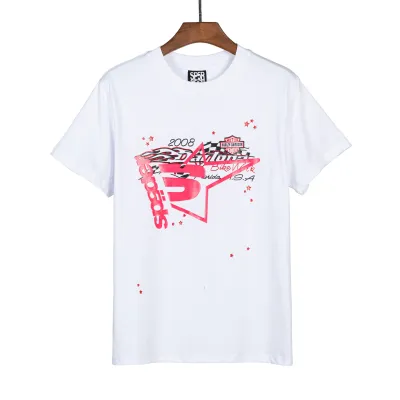 Sp5der T-Shirt 2507 BLACK/WHITE/BEIGE 01