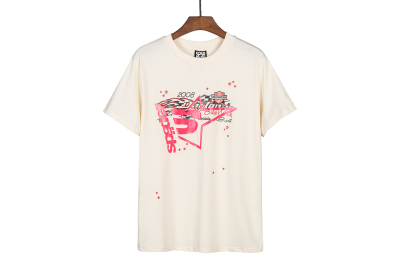 Sp5der T-Shirt 2507 BLACK/WHITE/BEIGE 02