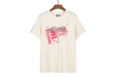 Sp5der T-Shirt 2507 BLACK/WHITE/BEIGE 02