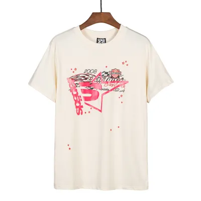 Sp5der T-Shirt 2507 BLACK/WHITE/BEIGE 02