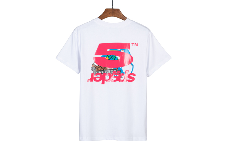 Sp5der T-Shirt 2507 BLACK/WHITE/BEIGE