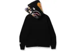 BAPE Color Camo Shark Wide Fit Full Zip Double Hoodie Black/Grey