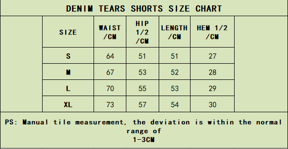 Denim Tears The Cotton Wreath Shorts