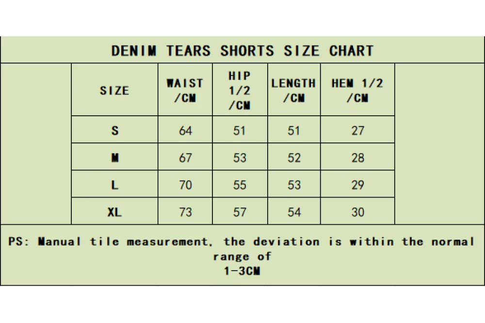 Denim Tears The Cotton Wreath Shorts
