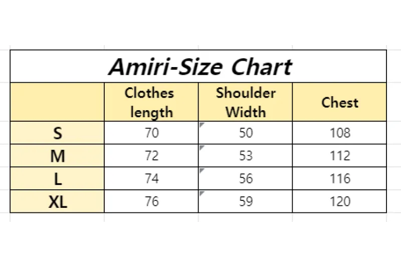 Amiri T-Shirt 7127