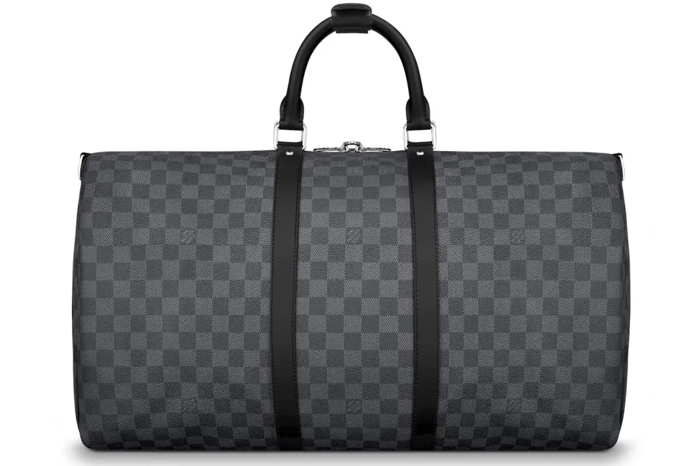 Louis Vuitton LV Keepall Bandouliere Damier Graphite 55 Black/Graphite