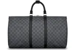Louis Vuitton LV Keepall Bandouliere Damier Graphite 55 Black/Graphite