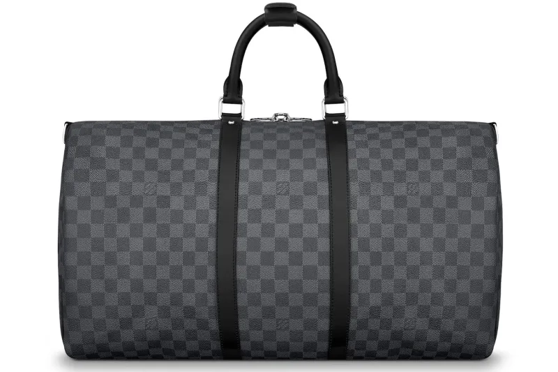 Louis Vuitton LV Keepall Bandouliere Damier Graphite 55 Black/Graphite
