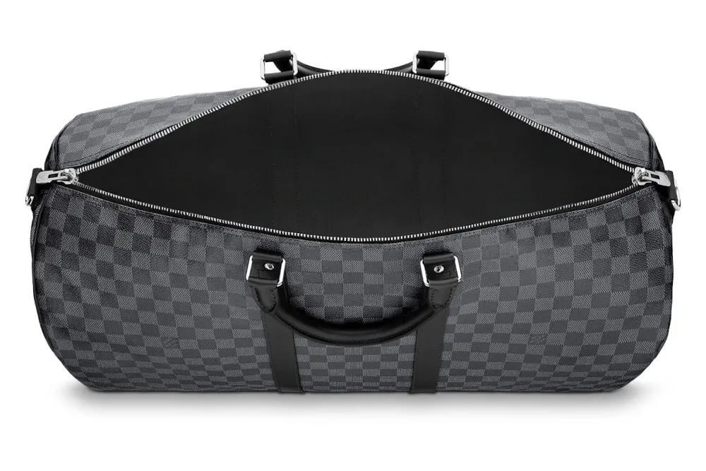 Louis Vuitton LV Keepall Bandouliere Damier Graphite 55 Black/Graphite