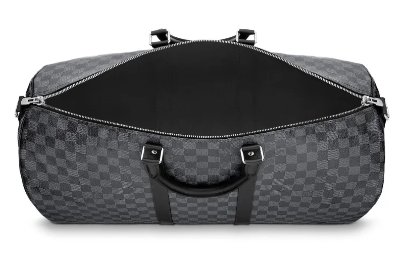 Louis Vuitton LV Keepall Bandouliere Damier Graphite 55 Black/Graphite