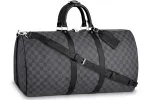 Louis Vuitton LV Keepall Bandouliere Damier Graphite 55 Black/Graphite