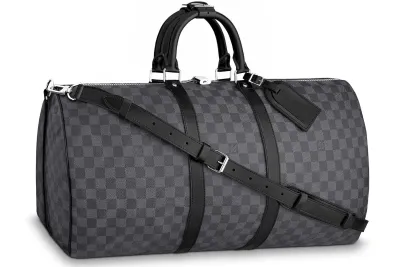 Louis Vuitton LV Keepall Bandouliere Damier Graphite 55 Black/Graphite 01