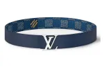 Louis Vuitton LV Initiales 40mm Reversible Belt Damier Heritage Blue