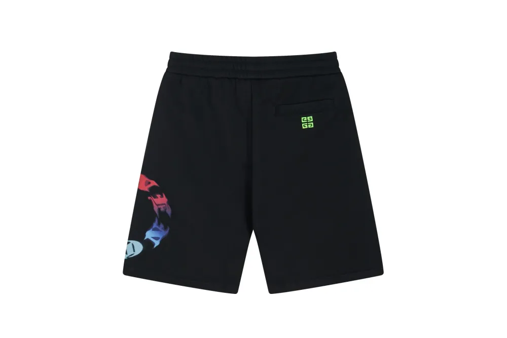 Givenchy Colorful Logo Shorts