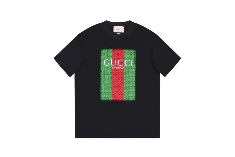Gucci Red Green Printed T-Shirt
