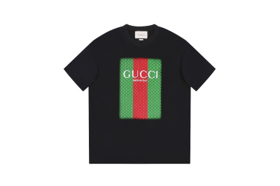 Gucci Red Green Printed T-Shirt 02
