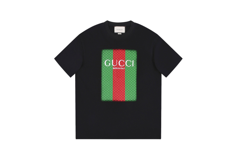 Gucci Red Green Printed T-Shirt