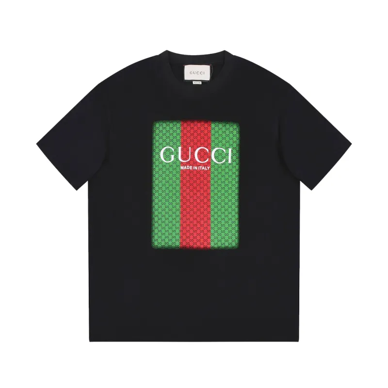 Gucci Red Green Printed T-Shirt