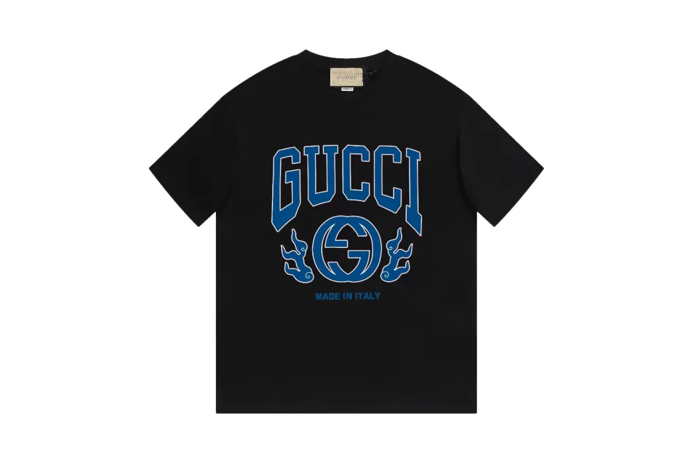 Gucci T-Shirt with Blue Logo
