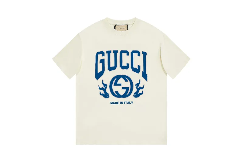 Gucci T-Shirt with Blue Logo
