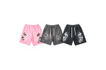 Hellstar Flame Shorts Pink/Grey/Black