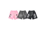 Hellstar Flame Shorts Pink/Grey/Black