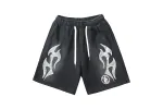 Hellstar Flame Shorts Pink/Grey/Black