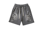 Hellstar Flame Shorts Pink/Grey/Black